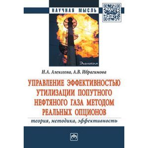 Фото Управление эффективностью утилизации попутного нефтяного газа методом реальных опционов: теория, методика, эффективность. Монография