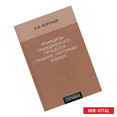 Фото Принципы гражданского процесса:прошлое,настоящее,будущее