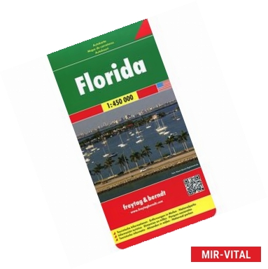 Фото Флорида. Карта. Florida 1:450 000