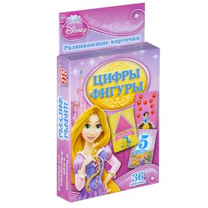 Фото Disney Принцесса. Цифры и фигуры (набор из 36 карточек)