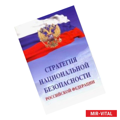 Фото Стратегия национальной безопасности Российской Федерации