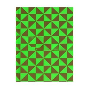 Фото Записная книжка 'Треугольники на зеленом' (80 листов, твердый переплет)