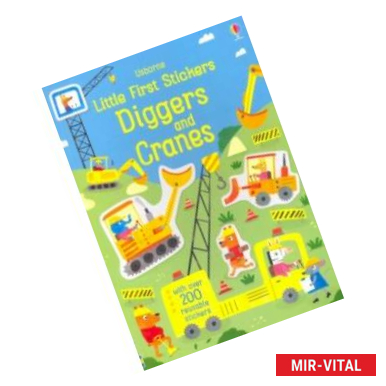 Фото Little First Stickers: Diggers and Cranes