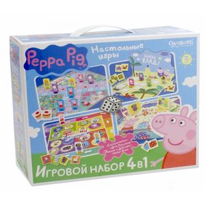 Фото Peppa Pig. Настольные игры. Набор 4 в 1 (01601)