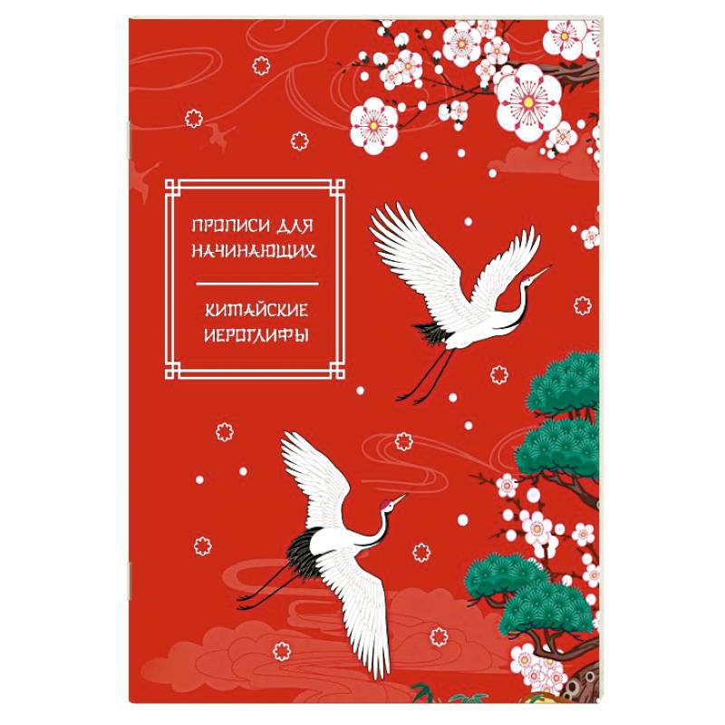 Фото Китайские иероглифы. Прописи для начинающих (журавли)