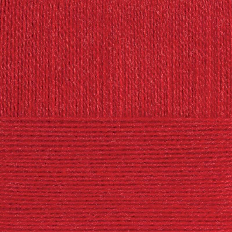 Фото Ангорская тёплая. Цвет 88-Красный мак. 5x100г