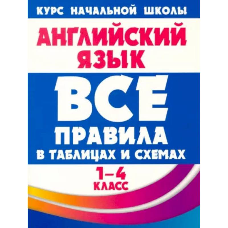 Фото Английский язык. 1-4 классы. Все правила в таблицах и схемах