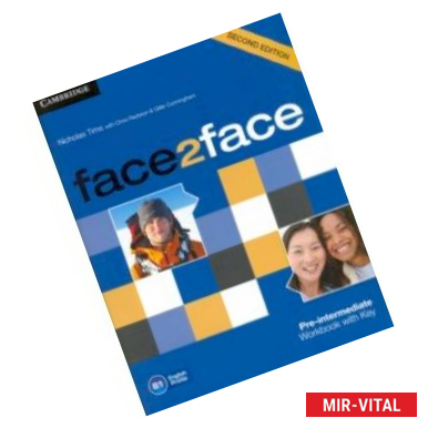 Фото face2face Pre-intermediate. Workbook with Key