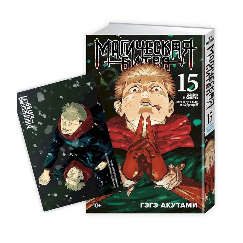 Фото Магическая битва. Книга 15 (Том 29, 30) - Жизнь и смерть. Что ждет нас в будущем (Jujutsu Kaisen). Манга
