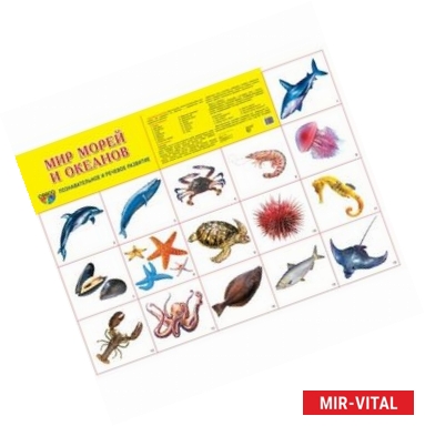 Фото Демонстрационный плакат. Мир морей и океанов