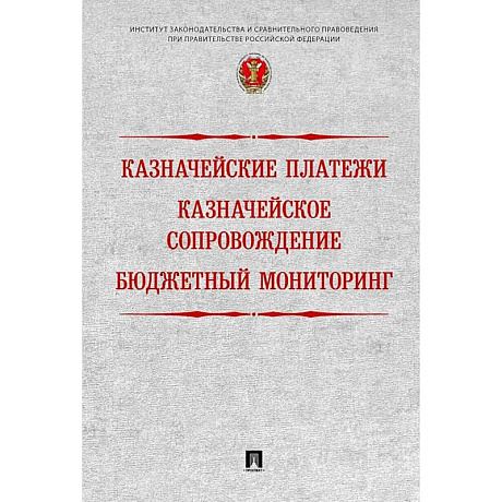 Фото Казначейские платежи. Казначейское сопровождение. Бюджетный мониторинг. Научно-практическое пособие