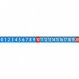 Лента цифр. Наглядное пособие для детского сада и начальной школы