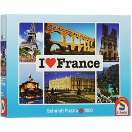 Пазл-1000 'Я люблю Францию' (59282)
