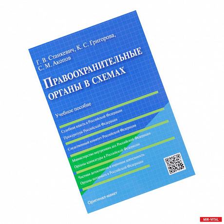 Фото Правоохранительные органы в схемах. Учебное пособие