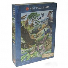 Puzzle-1000 'Горные обитатели, коллажи' (29618)