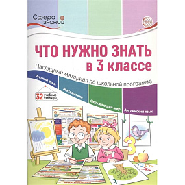 Что нужно знать в 3 классе: наглядный материал по школьной программе