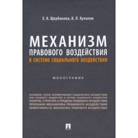 Механизм правового воздействия в системе социального воздействия. Монография