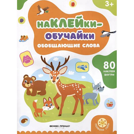 Фото Обобщающие слова: книжка с наклейками