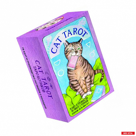 Фото Cat Tarot. Таро Котиков, 78 карт и руководство в подарочном футляре
