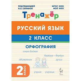 Русский язык 2 класс. Орфография Тренажер ФГОС НОО