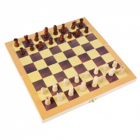 Фото Игра настольная шахматы 24x24x1,5 см