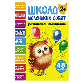 Школа маленьких совят 2+. Развиваем мышление