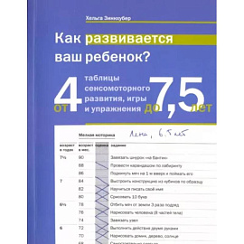 Как развивается ваш ребенок? Таблицы сенсо-моторного развития, игры и упражнения: от 4 до 7,5 лет