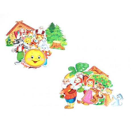 Фото Вырубные фигуры А4. Русские сказки (комплект)