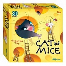 Развивающая игра 3-D 76099 'Кошки - мышки'
