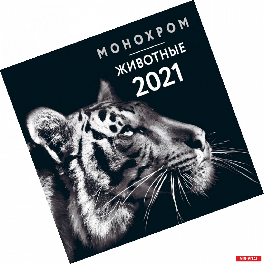 Фото Монохром. Животные. Календарь настенный на 2021 год (300х300 мм)