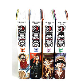 One Piece. Большой куш 1-4: манга.Комплект из 4-х книг