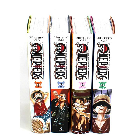 Фото One Piece. Большой куш 1-4: манга.Комплект из 4-х книг