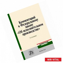 Комментарий к Федеральному закону 'Об исполнительном производстве'