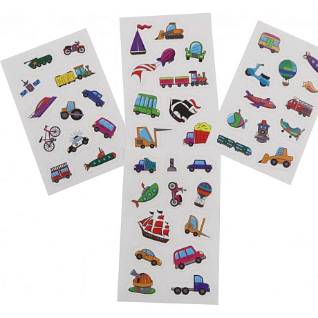 Фото Забавные липучки. Веселый транспорт
