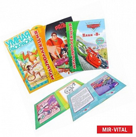 Дисней для мальчиков. Две книги+раскраска