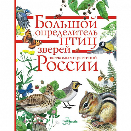 Фото Большой определитель зверей, амфибий, рептилий, птиц, насекомых и растений России