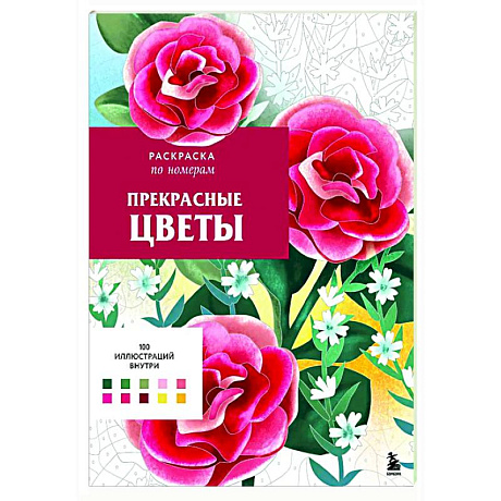 Фото Прекрасные цветы. Раскраска по номерам