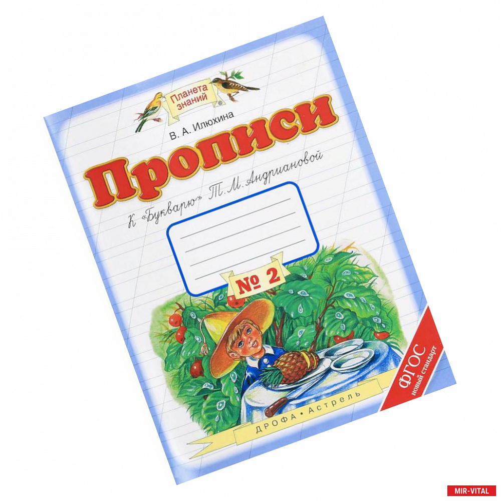 Фото Прописи. 1 класс. В 4-х тетрадях. Тетрадь №2 к 'Букварю' Т. М. Андриановой. ФГОС