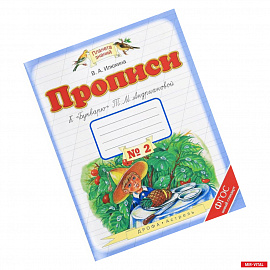 Прописи. 1 класс. В 4-х тетрадях. Тетрадь №2 к 'Букварю' Т. М. Андриановой. ФГОС