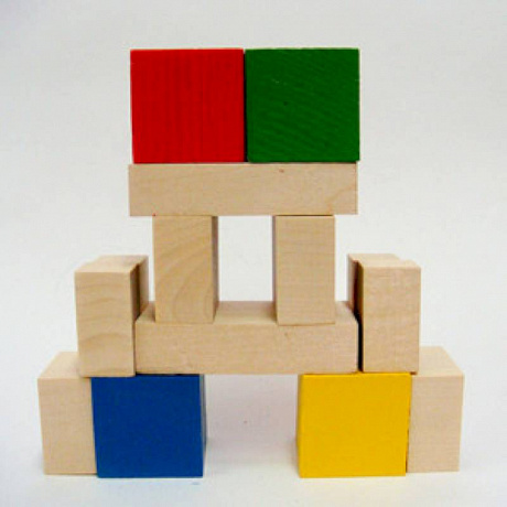 Фото Конструктор 'Кубик и его части', 14 деталей