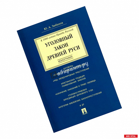 Фото Уголовный закон Древней Руси. Монография