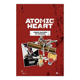 Набор наклеек на технику. Atomic Heart