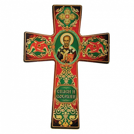 Фото Крест с подвесом 'Икона Николая Чудотворца'