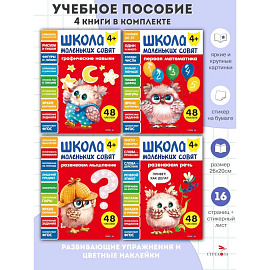 Школа маленьких совят 4+ (комплект их 4-х книг)