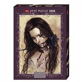 Puzzle-1000 'Темная роза' Victoria Frances