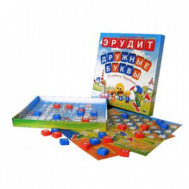Детская обучающая игра 'Эрудит'. Дружные буквы (10015)