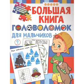 Большая книга головоломок для мальчиков