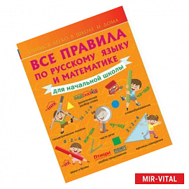 Все правила по русскому языку и математике для начальной школы.
