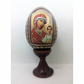 Яйцо-Икона 'Божия матерь Казанская' (11х5)
