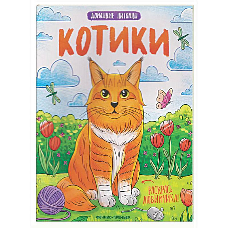 Фото Котики: книжка-раскраска